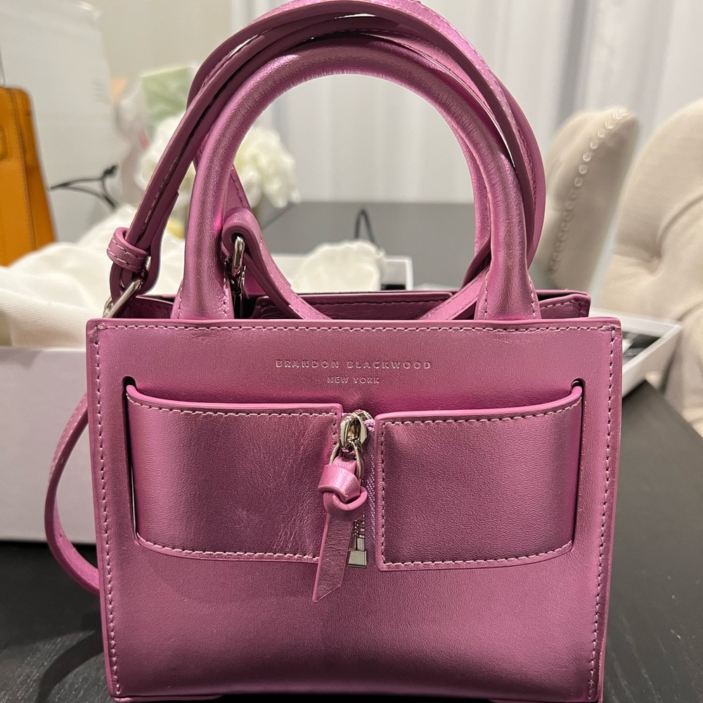 Brandon Blackwood Metallic Purple Kuei Bag